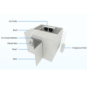 Salle de refroidissement à température de taille flexible caves racines avec unité de réfrigération - Product Image 2