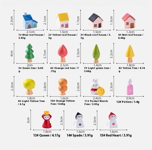All'ingrosso nuova scacchiera del Poker della casa dei cartoni animati Alice accessori dell'ornamento del coniglio Micro ornamento del paesaggio - Product Image 2