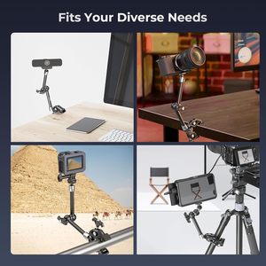 Support de bras articulé avec super pince, support de moniteur de caméra compatible avec la <span class=keywords><strong>cage</strong></span> <span class=keywords><strong>SmallRig</strong></span>, ST07C - Product Image 4
