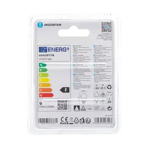 Bombilla LED G45 E27 9W, luz brillante, ahorro de energía, larga vida útil, ideal para iluminación general y decorativa. - Product Image 3