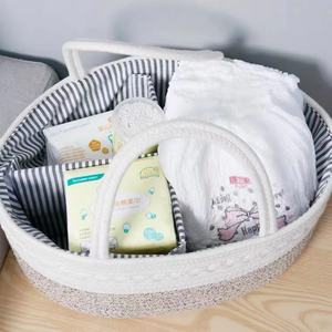 Paniers en coton pour bébé, organisateur de couches pour <span class=keywords><strong>Table</strong></span> à <span class=keywords><strong>langer</strong></span> pour bébé, fabricant chinois, prix de gros et bon marché - Product Image 4