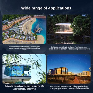 Casa Prefabricada Resistente al Viento, Aislada Térmicamente e Insonorizada, Contenedor V3, Solárium de Vidrio, Almacén Tipo Apple, Habitación Móvil para Estadías Cortas - Product Image 2