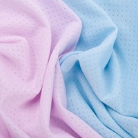 Filet papillon personnalisé tissu en maille polyester ammoniac respirant élastique anti-soleil tissu en soie glacée pour vêtements d'extérieur