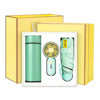 Offre Spéciale – Coffret Cadeau Parapluie et Mini Bouteille Isotherme avec Affichage de Température pour Femme – Cadeau d'Affaires Promotionnel du Nouvel An en Acier Inoxydable