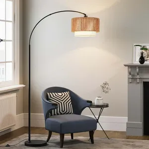 Curved Black Floor Lamp Plug in Nordic Modern Floor Lamp <b>Corner</b> Floor Lamp Decorative Floor Lamp for Bedroom - Product Image 3