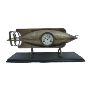 Horloge automatique industrielle en laiton massif de style <span class=keywords><strong>français</strong></span>, couleur bronze antique, 8 jours d'autonomie, modèle <span class=keywords><strong>sous</strong></span>-marin/torpedo - Product Image 1