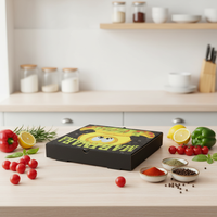Étiquettes de produits populaires Boîte d'emballage de pizza en carton d'emballage alimentaire longue Boîte à pizza en papier kraft avec logo personnalisé recyclable