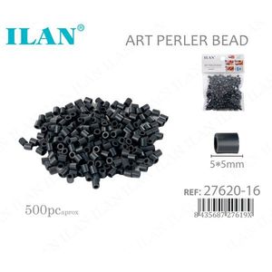 Perline Ilan Art Perler 5x5mm Grigio Scuro, circa 500 pezzi - Product Image 3