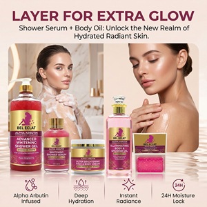 Produits hydratants à l'alpha-arbutine en marque privée, ensemble de soins éclaircissants pour la peau, réduction des taches brunes, blanchiment de la peau pour les peaux noires - Product Image 4