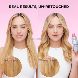 Masque capillaire lissant avec acide glycolique, soin capillaire pour une brillance et une douceur durables pour les cheveux ternes et secs - Product Image 3