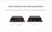 Computadora Integrada de 64 Bits con Cuatro Núcleos Cortex-A55, WiFi, SSD M.2, IoT, para Señalización Digital Publicitaria, Android, Ubuntu, Linux, Mini PC