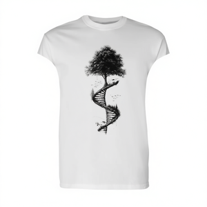 T-shirt à manches longues avec motif d'arbre, symbole de la nature, artistique, graphique, surréaliste - Product Image 2