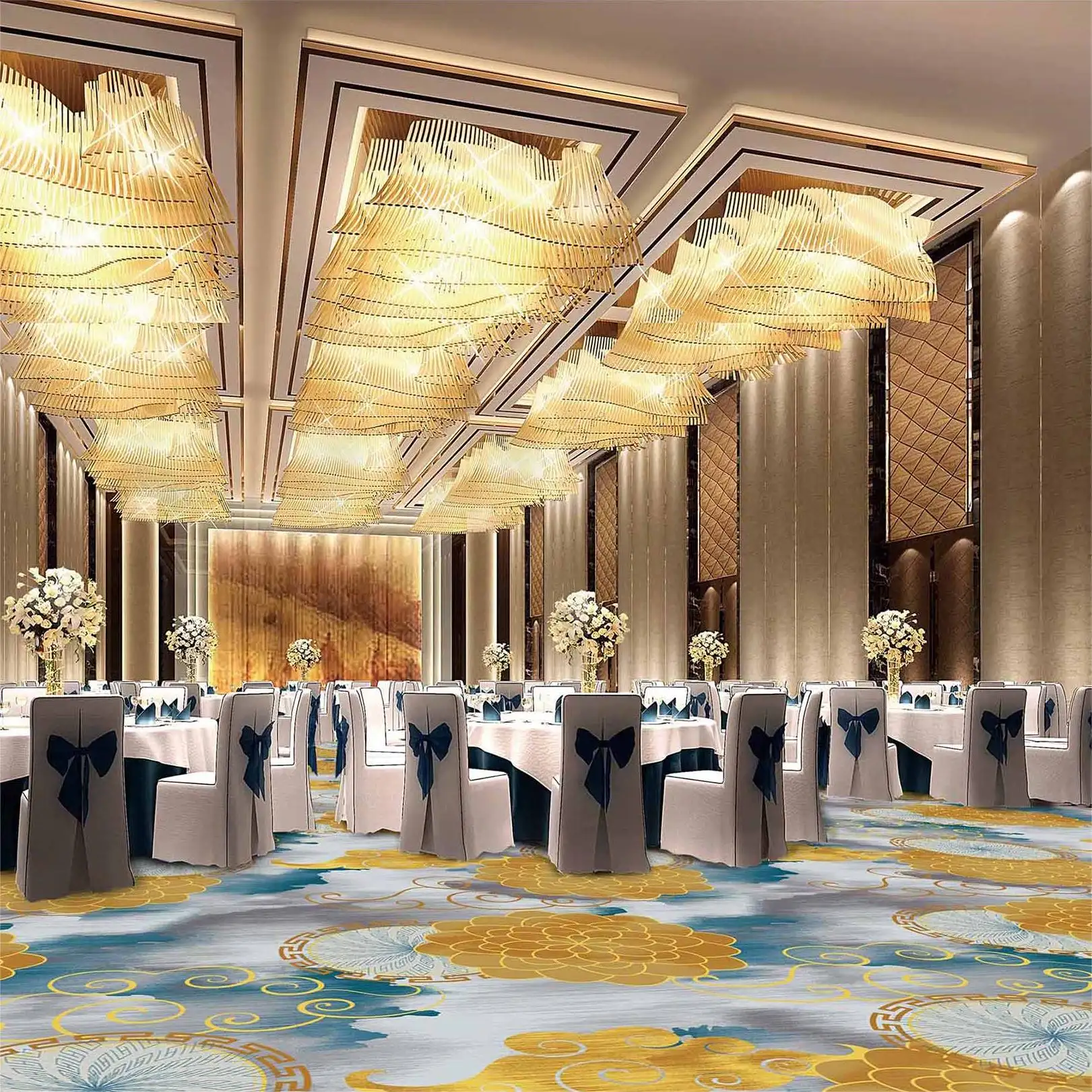 Luxury China Manufacturer Direct Sales Carpet Underlay 7-12mm Hall Carpets Axminster Carpet