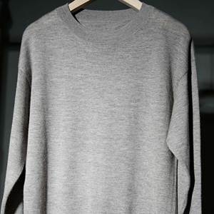 Vendita Diretta dal Produttore Maglione Elegante Invernale da <span class=keywords><strong>Donna</strong></span> in Cashmere <span class=keywords><strong>Marrone</strong></span> Alta Moda con Logo Frontale - Product Image 4