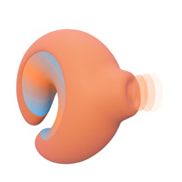 App-gesteuerter Tragbarer Slip-Vibrator für Frauen Saugender Vibrierender U-förmiger Rosen-Vibrator G-Punkt-Stimulator