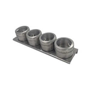 Offre Spéciale boîtes à épices portables en acier inoxydable conteneurs sel et poivre pots à épices café et thé ensemble - Product Image 1