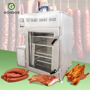 Petit fumoir électrique en acier inoxydable 1100W pour viande, dinde, poisson, alimenté à l'énergie solaire, machine à fumer et sécher - Product Image 1