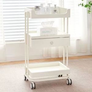 Hair Salon White <b>Tool</b> <b>Cabinet</b> Salon Furniture Rolling Trolley Cart Best-Selling Trolley for Salon Manicure Shelf <b>Tools</b> Rack - Product Image 2