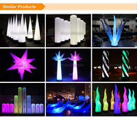 Colonne lumineuse gonflable LED pour publicité, événements extérieurs, scènes et décorations de fête
