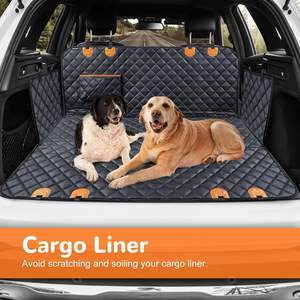 Funda Impermeable para Asiento de Coche para Perros, de Algodón Oxford Clásico, Relleno de Algodón, Resistente, Lavable, Segura, Antideslizante, Tipo Hamaca para Maletero - Product Image 6