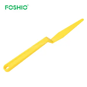 Foshio Tùy Chỉnh Xe Tint Công Cụ Dài Xử Lý Shank Gasket Squeegee Nhựa Micro Bọc Vinyl Squeegee Công Cụ