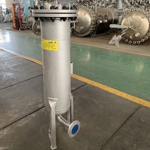 <span class=keywords><strong>Filter</strong></span> tas tunggal industri baru-baja tahan karat 304/316 ukuran partikel 5um untuk pemurnian cairan petrokimia tinggi - Product Image 4