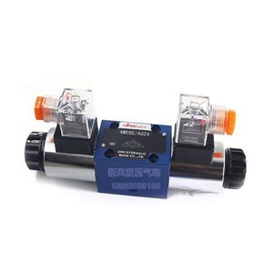 Vanne directionnelle solénoïde 4We6e Ag24, 6 mm, quatre voies, port 1/4 pouce, pression maximale 315 bars, type pilote, montage sur plaque - Product Image 1