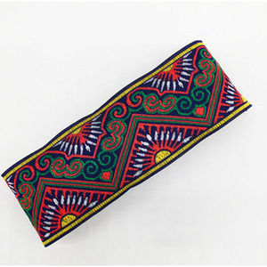 COOMAMUU Nastro Decorativo in <span class=keywords><strong>Pizzo</strong></span> da 5cm, Ricamo Etnico Stile Cinese, per <span class=keywords><strong>Tende</strong></span>, Abbigliamento e Accessori Fai-da-Te - Product Image 5