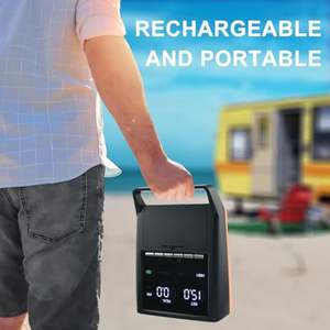 Pompe électrique SUP 13500mAh 20PSI <span class=keywords><strong>Gonfleur</strong></span> d'air rechargeable pour planche à pagaie Moniteur de pression des pneus en plastique - Product Image 4