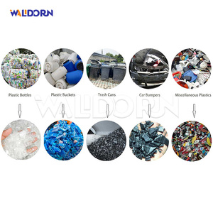 Phế liệu nhựa tái chế máy công suất cao đơn đôi trục Shredder cứng Máy Nghiền nhựa - Product Image 3