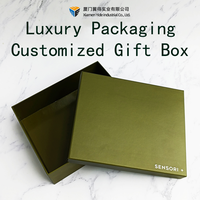 Caja de Regalo de Cartón Reciclable Ecológica Personalizada de Lujo de 2 mm para Cosméticos, con Esponja, Laminación Mate, Inserto Troquelado para Maquillaje