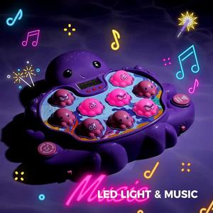 Nuevo Juego Interactivo de Desarrollo Temprano, Whack a Mole, Juego de Golpear con Martillo, con Luz y Sonido, Funciona con Pilas, Juguete Divertido de Plástico para Bebés - Product Image 3