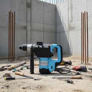 Marteau perforateur rotatif 1100W 1-1/2 pouces SDS Plus 3 fonctions, outil électrique professionnel avec cordon - Product Image 2