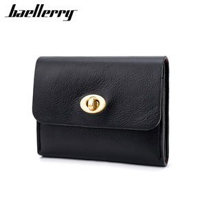 กระเป๋าใส่เหรียญขนาดเล็กสำหรับผู้หญิง Baellerry ดีไซน์แบบมีตัวล็อค สีพื้น ใช้ได้ทุกวัน - Product Image 5