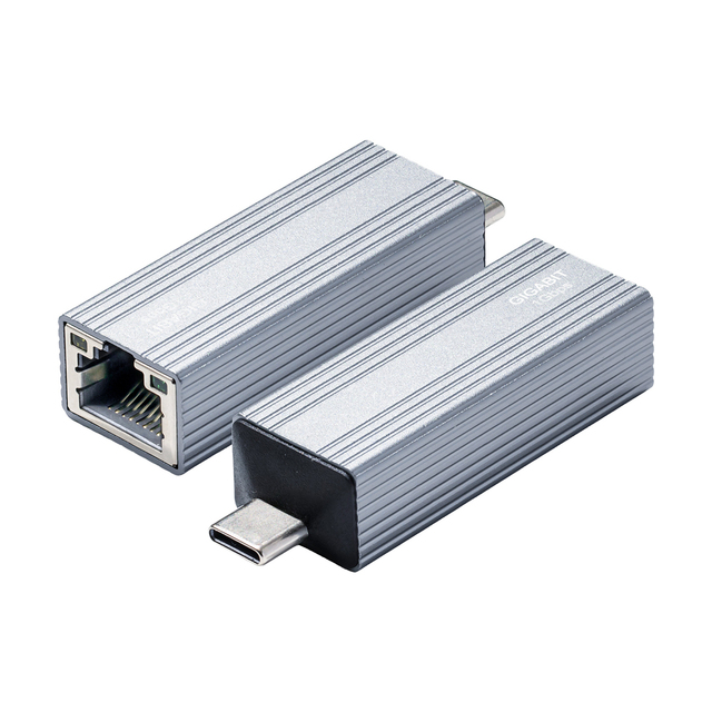 USB-C Male to 2.5G RJ45 Ethernet Adapter, Realtek RTL8156B Chip USB3.2 Gen1 10/100/1000/2500Mbps Aluminum Shell OEM Bulk Supply