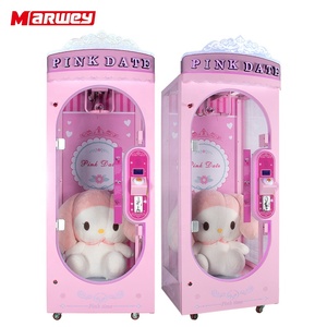 Máquina de juego de tijera de muñeca de gran tamaño Rosa Marwey, máquina de juego Expendedora de premios de <span class=keywords><strong>corte</strong></span> que funciona <span class=keywords><strong>con</strong></span> monedas para interiores a la venta - Product Image 5