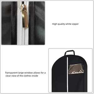 Vente en gros d'impression portable anti-poussière voyage chaussures pliables robe vêtements costume protecteur vêtement sac sacs avec plus de poches - Product Image 6