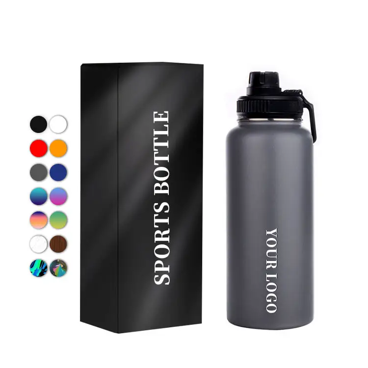 wide thermo water bottle sports vacuum aqua flask travel 32oz stainless steel gym tumblers insulated aquaflask water bottle