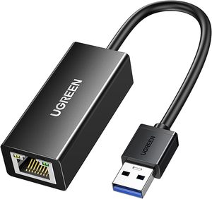 Adaptador USB a <span class=keywords><strong>Ethernet</strong></span> UGREEN de 1000 Mbps, Plug and Play, con USB 3.0, RJ45, Dongle de Red LAN, Compatible con Nintendo Switch - Product Image 1