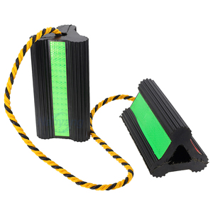 Heavy Duty Aircraft Chocks <b>Rubber</b> for Ground Support 21cm Non Slip Nylon Rope Wheel Stopper Durable Tire <b>Block</b> Bulk - Product Image 6