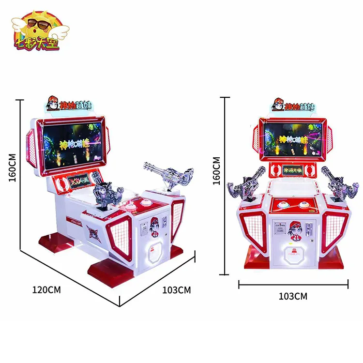 Fábrica al por mayor juego de arcade de interior juego de arcade pistola Simulador de pelota máquina de juego de movimiento completo