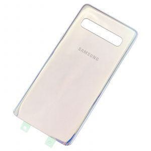 Cover Posteriore Bianca di Ricambio per Galaxy S10 5G - Product Image 1