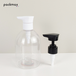 <b>Triangle</b> head 28-tooth internal spring pump for shampoo, body wash, lotion, and dish soap — plastic press pump head manufacturer - Product Image 4