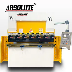 CNC Mini Press Brake: Metal Sheet Bending Machine Small, 30T 1600, Hydraulic, Low Price 100 Ton, China Made