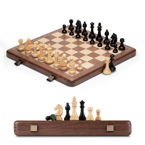 مجموعة شطرنج خشبية أنيقة من المصنع مباشرةً، مُصنعة من مواد فائقة الجودة وعالية المستوى - Product Image 5