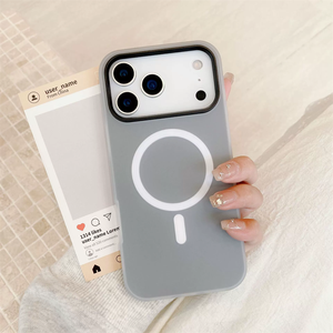 适用于Iphone 17 Pro Max Air 16 15 14 2合1彩色哑光磁性手机套个性化糖果女孩磁性TPU电脑糖果电池 - Product Image 6