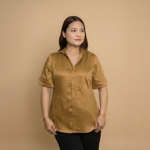 เสื้อเชิ้ตผู้หญิงผ้าฝ้ายพรีเมียมทรงคลาสสิกสำหรับใส่ลำลองแบบสมาร์ทแคชชวลและเป็นทางการ ซื้อโดยตรงจากซัพพลายเออร์ - Product Image 1