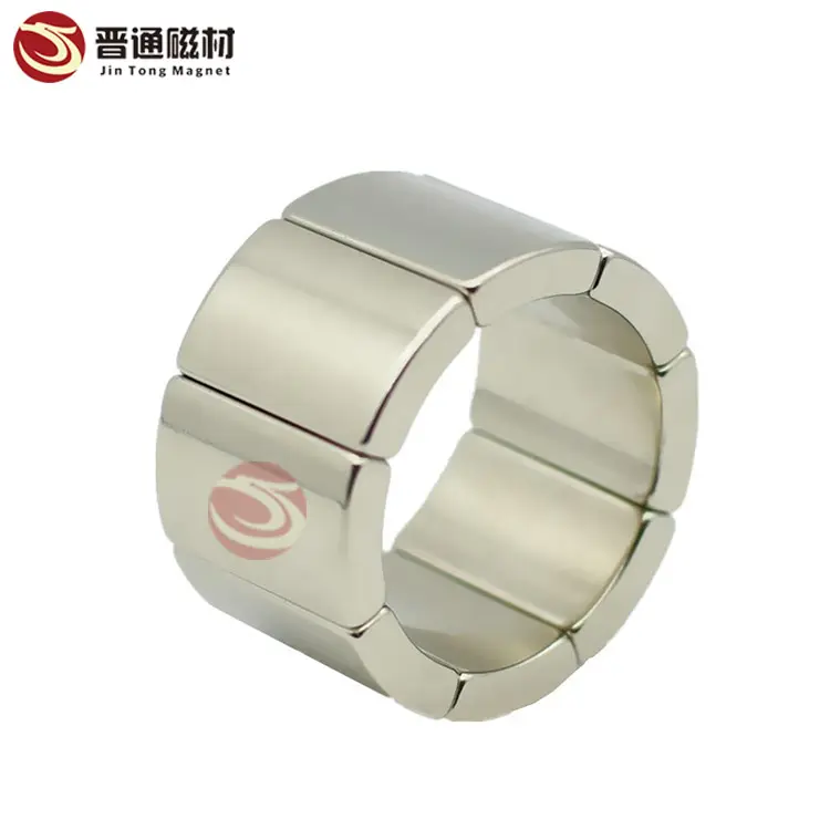 Factory Price N35- N52 Custom Shape Segment Arc Neodymium Magnet Industrial Permanent Magnet