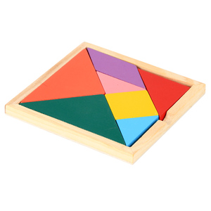 Early Education Jigsaw <strong>Puzzles</strong> Wooden <strong>Tangram</strong> Montessori Wooden Toys for Kids - Product Image 5