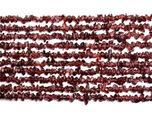 Red <b>Garnet</b> Chip Beads Natural Uncut Gemstone Nugget Beads 34 Inch Strand Jewelry Making Supplies - Product Image 2